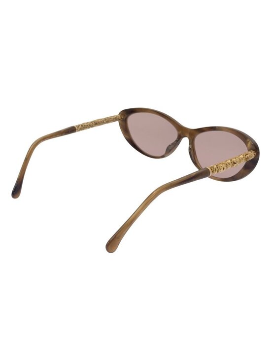 Chanel CC Logo Sunglasses Eyewear 58 15 Brown Gold